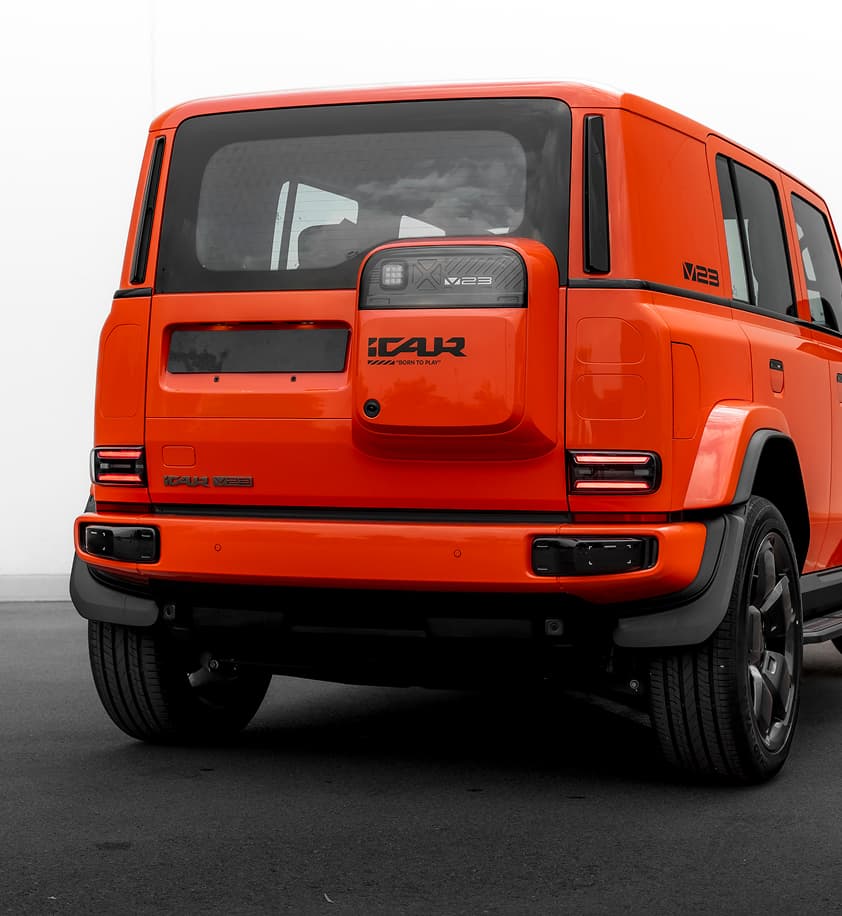 V23 exterior portrait